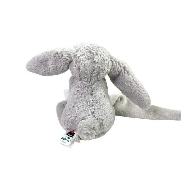 Little Jellycat Bashful Bunny Rabbit Lovey Security Blanket Stuffed Plush - Picture 4 of 9